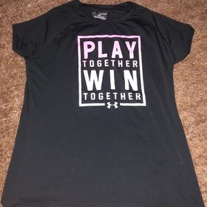 “Play Together Win Together” Under Armour t-shirt!